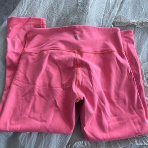 Pink Lululemon leggings